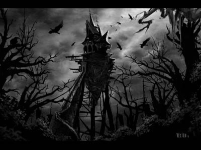 Crowe S Nest creepy crowe dark nest night tree