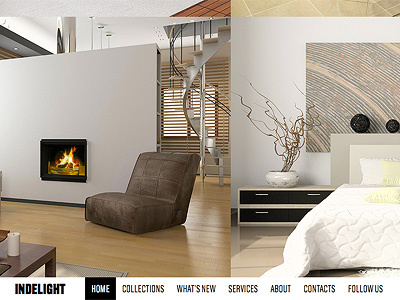 Free Interior Website Template clean design free web template freebie html5 and css3 interior website template