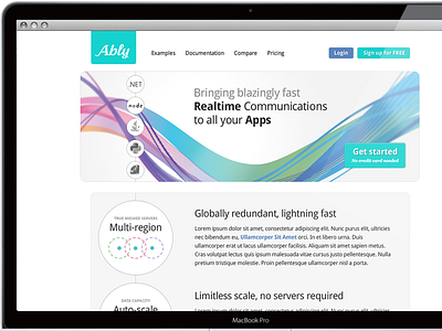 Ably landing page illustration landing sales ui web