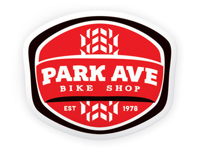 Park Ave Bike Shop Logo identity logo