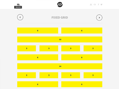 Profound Grid - "Fixed Grid" example page grid system interactive interactive design layout responsive responsive design site ux web webdesign website