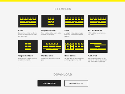 Profound Grid - Homepage grid system interactive interactive design layout responsive responsive design site ux web webdesign website