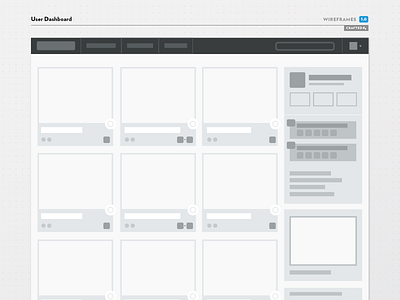 Dashboard Wireframe lofi ux wireframes