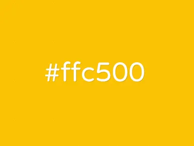 #ffc500 color favorite fc500 font round valera yellow