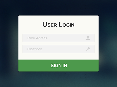 Generic Minimal Login dialog form generic login minimal modern sign in ui web