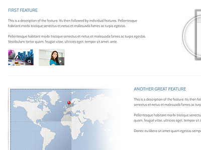 Features business feature list tour