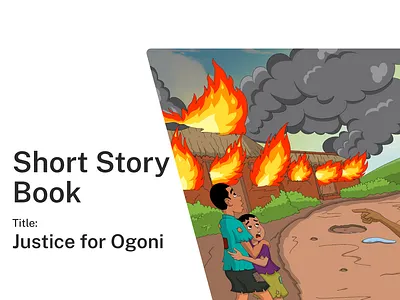 Justice for Ogoni Story Book character illustration digital art graphic design illustration visual design