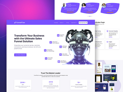 🚀 Transform Your Business with FunnelFlow! adobe photoshop branding creativeshowcase design dribbbleshowcase figma freelancedesigner funnelflow graphic design modernweb salesfunneldesign ui uiuxdesign ux webdesign