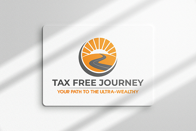 Tax free journey Logo design abstract logo branding graphic design illustration logo minimalist logo