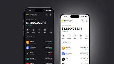 Crypto Wallet App app crypto ui wallet