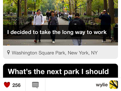 Backspaces Story geotag helvetica neue ui ux web