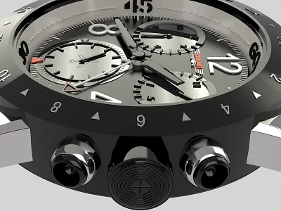 Havak Crew Mate 3d design 3d modeling industrial design watch design