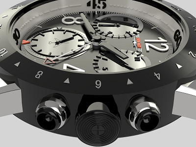 Havak Crew Mate 3d design 3d modeling industrial design watch design