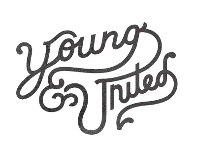 Logo Treatment typography united young