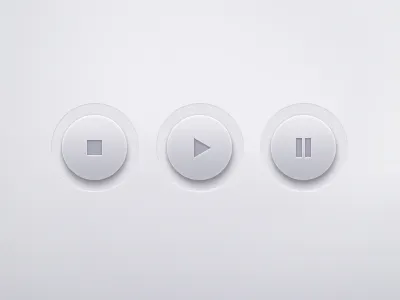 Player Btns btn btn design button button design graphic design gui icon ui user interface