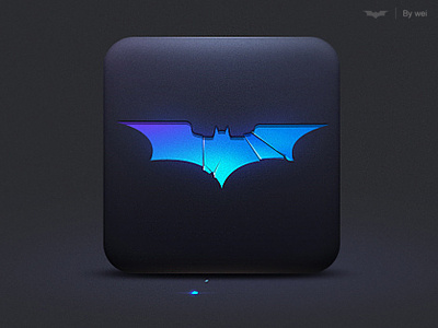 Batman icon batman glass icon ui