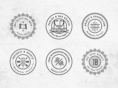 Article Badges (Final) badge bible draw editorial design edmond sans edmondsans graphic design illustration law line magazine pictogram vector