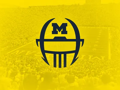 Adidas Football Helmet 3 stripes adidas football helmet logo michigan ncaa sports wolverines