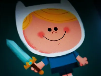 Adventure Time Progress adventure boy cartoon cartoon network fantasy finn illustration sword