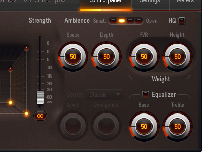 audio processing plug-in UI audio dial slider ui