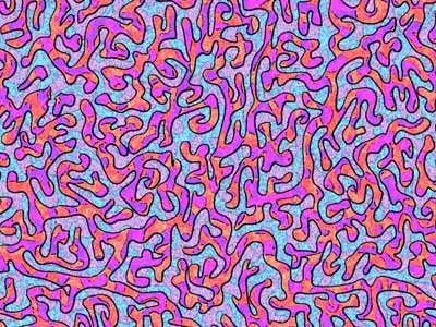 Blobby illustration pattern