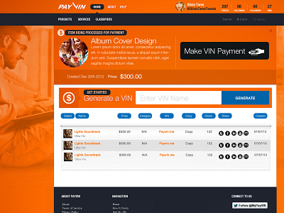 PayVIN Redesign bitly payment gateway paypal alternative shortlinks