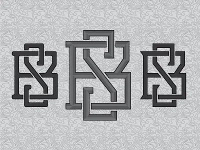 SB Monogram lettering logo monogram type