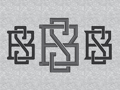 SB Monogram lettering logo monogram type