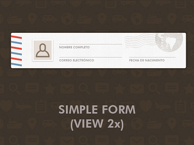 Simple Form airmail form input mail name simple web