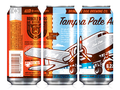 TPA Can beer can florida illustration packaging