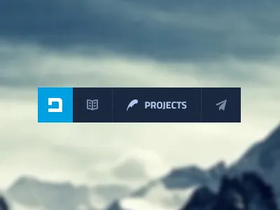 Navigation batch blog clean icons logo menu minimal mobile navigation personal phone portfolio project responsive ui ux