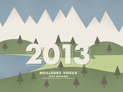 2013 card card greetings card happy new year mountain pyrenees