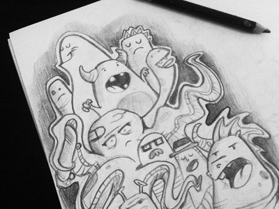 Rawr character design monsters