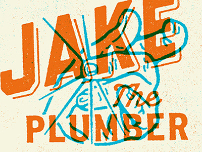 Plumbin' No.02 design minneapolis not funny pipe screenprinting service texture type