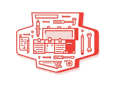 Tools II icons illustration infographic