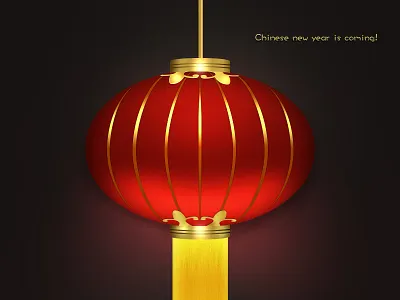 Chinese traditional lantern for the Spring Festival chinese danny icon lantern spring ui