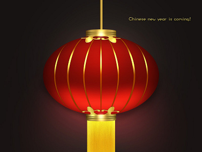 Chinese traditional lantern for the Spring Festival chinese danny icon lantern spring ui