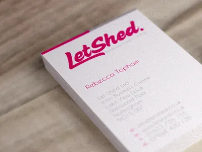 Realism + Depth business card letshed realistic render