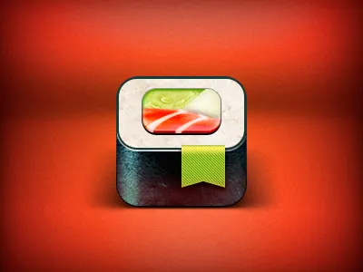Auto Sushi App Icon app food icon japan roll sushi