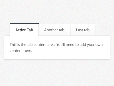 Tabs business simple tabs