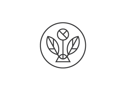 JW Tea branding identity leaves logo plant tea