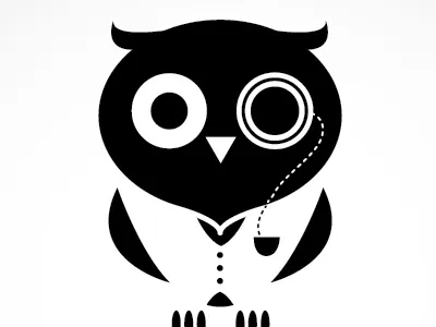 Dribbble Debut debut logo monocle