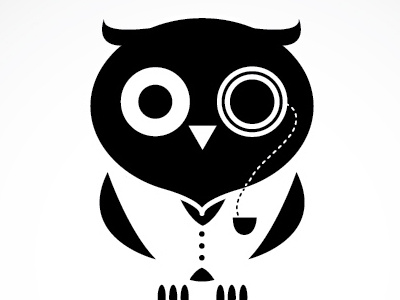 Dribbble Debut debut logo monocle