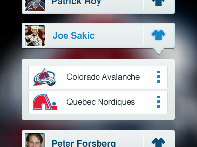 Because Hockey clean colorado avalanche hockey icon menu simple ui