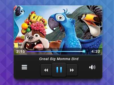 Music player interface liyue music player