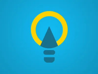 SmartAd blue illustration logo minimalist