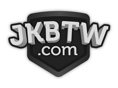 JKBTW Logo 3d badge simple