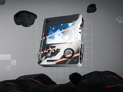 Sci_Fi Gadget 3d ad blender graphic design hard surface model modeling sci fi