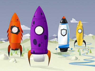 4 New Rockets game ios ipad iphone kids kids game rockets wee rockets