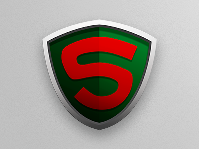 Icon SuperUser badge green icon red super typography